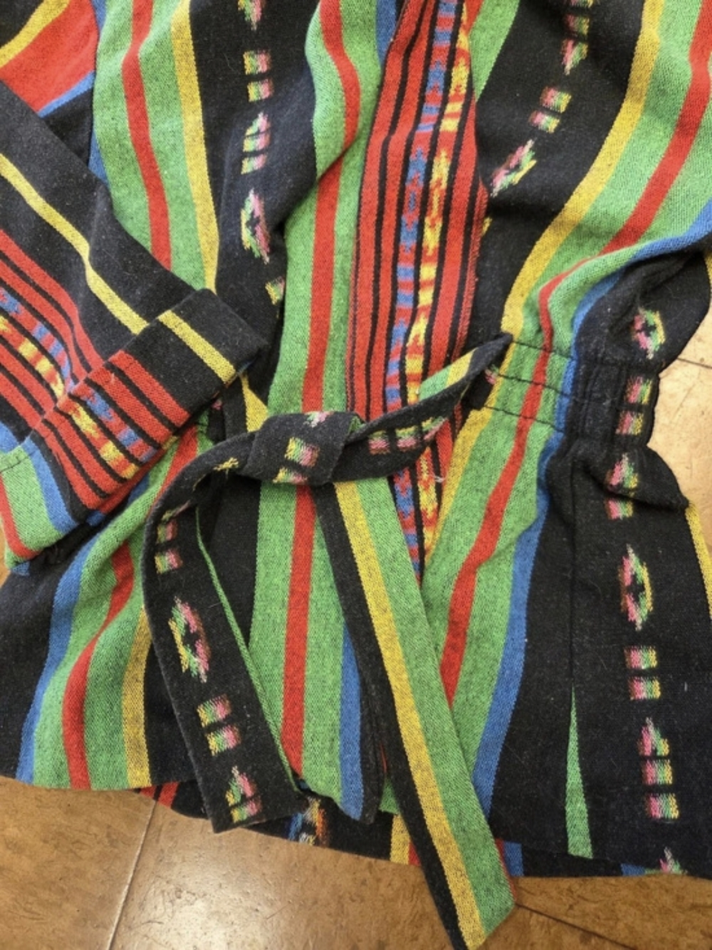 Multicolor Striped Hooded Jacket - Picture 6 of 6